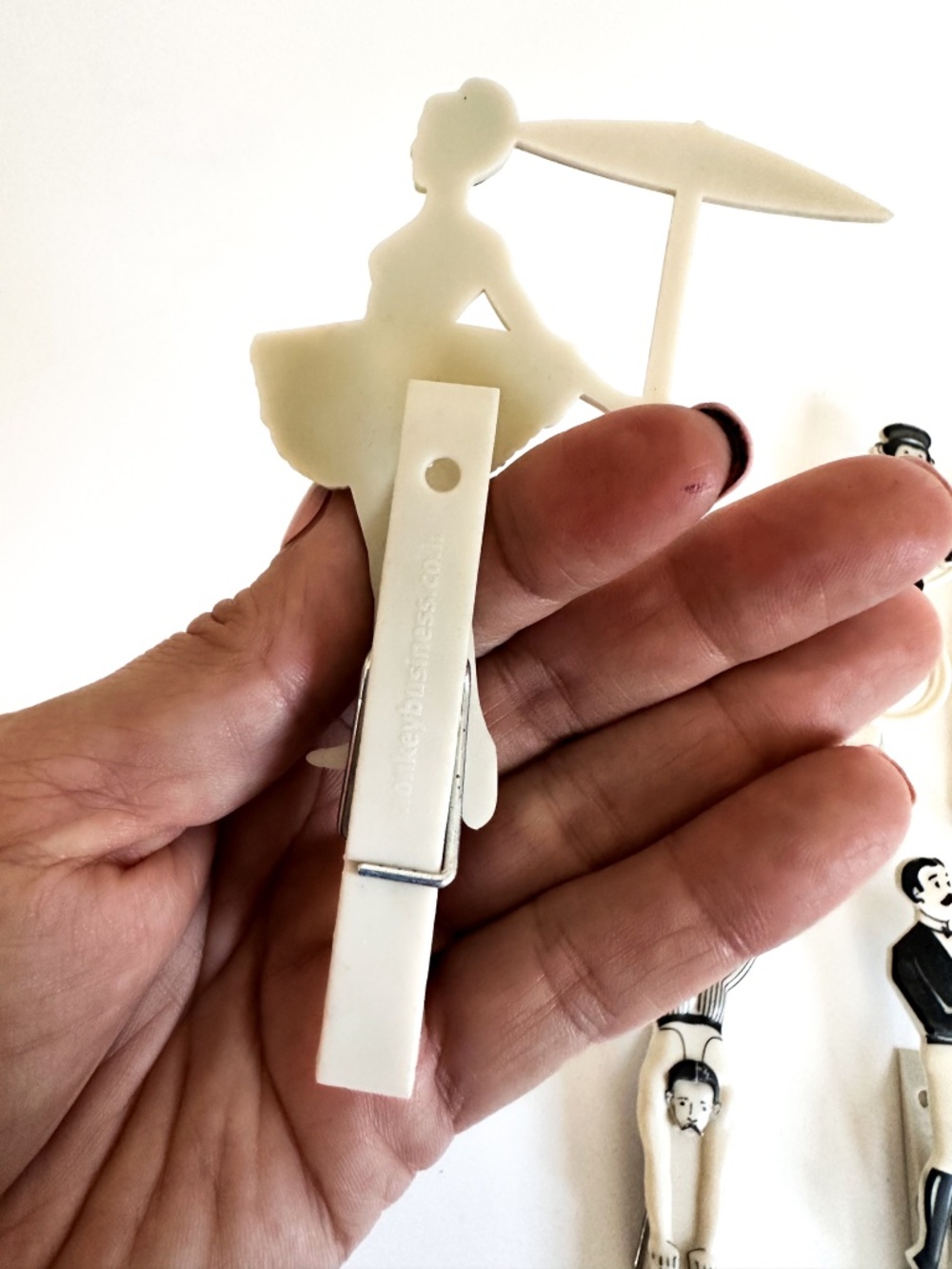 Ornamental Circus People Clothes Pins  The Amazing Pegzini Family Laundry Pegs - Picture 10 of 11